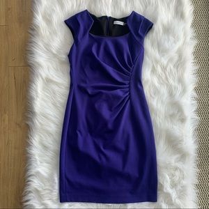 Calvin Klein Size 8 Royal Purple Dress